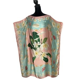 Verandah Scarf Panel Drape Top Dress Size S Resortwear‎ Relaxed Fit BOHO Chic